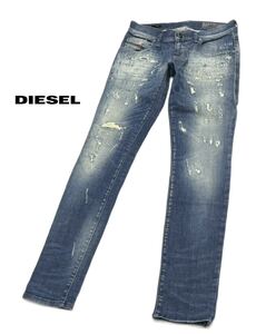 DIESEL★ディーゼル★イタリア製（25）D.N.A. S/S 2016 release Grupee SUPER SUM SKINNY ストレッチジーンズ デニム スキニーパンツ