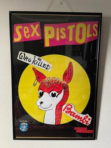 セックスピストルズ　SEX PISTOLS　ポスター　大判　バンビ　BAMBI　シドヴィシャス　SID　　the mods モッズ　パンク