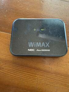 モバイルWiMAXルータ Aterm WM3600R ブラック ジャンク モバイルルーター モバイルWiFiルーター NEC 本体のみ 黒 WiMAX WiFi ルーター