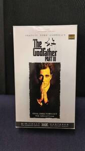 1円～★VHS ビデオテープ The Godfather ゴッドファーザー PARTⅢ 2巻組 フランシス・F・コッポラ監督＆アル・パチーノ 専用ケース付き60