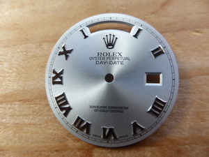 純正品 ロレックス デイデイト グレー シルバー 文字盤 ダイヤル ROLEX DAY-DATE silver gray dial 3155 WG 118209 118239 118399 118206