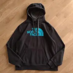 THE NORTH FACE プルオーバーパーカー/裏起毛 黒/古着/L