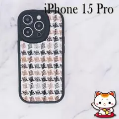 iPhone15 Pro ケース ケース 携帯 カバー J56 ブラック