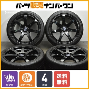 【86 BRZ等に】エンケイ PF07 Limited 18in 7.5J +48 100 2022年製 ブリヂストン ポテンザ S001 225/40R18 カローラスポーツ インプレッサ