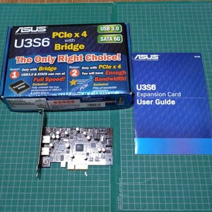 ASUS　U3S6　増設カード　増設ボード　インターフェースカード　USB3.0　SATA
