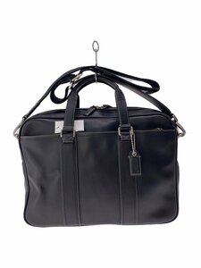 COACH◆ブリーフケース/レザー/BLK/無地/j0669-70021