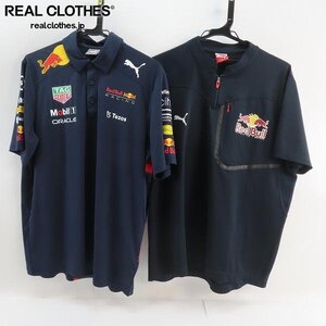 ☆PUMA/プーマ Red bull RACING/レッドブルレーシング 半袖カットソー ポロシャツ 2点セット /000