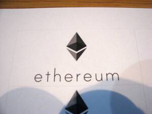 イーサリアム★大人気シール★Ethereum★ビットコイン★12枚★仮想通貨★86.4X42.3mm★教材等にも★宛名用のシール印刷です