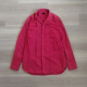 COMME des GARCONS HOMME PLUS　96AW 長袖シャツ　製品染め　コムデギャルソン オム プリュス　ビンテージ　比翼シャツ　b3