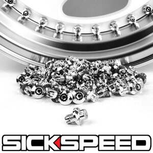 SICKSPEED ダミーピアスボルト クローム 2個