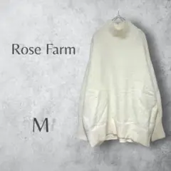 【Rose Farm ローズファーム】　ニット　ハイネック　ゆったり　洗える