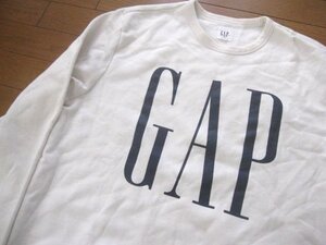 GAPギャップ OLDオールドタグ仕様 スウェットシャツ/トレーナーM オフホワイト