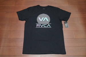 「RVCA（ルカ/ルーカ）」 ロゴプリント 半袖 Tシャツ/XL/ブラック/黒/メンズ ll 2l ビッグサイズ☆★