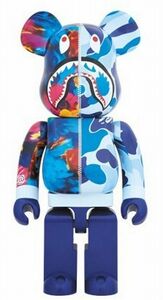 BE@RBRICK BAPE Mika ninagawa SHARK 1000% BLUE 青　未使用未開封