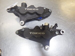 ZX-7R トキコ6POD フロントブレーキキャリパー左右セット、良品、取付90mm☆ZX7R、ZX750P