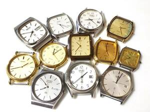 【X7-1】SEIKO セイコー【DOLCE/TYPEⅡ/QT/CREDOR/Chariot/Seagull】腕時計/ジャンク品/部品取り/まとめて