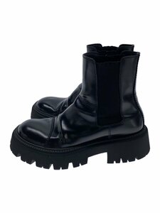 BALENCIAGA◆サイドゴアチェルシーブーツ/41/BLK/レザー/636599