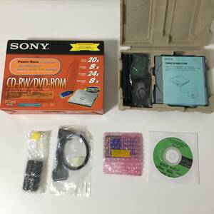 ★希少な未使用品！★SONY ソニー PCカードインターフェース PCCard PORTABLE ポータブルCD-RW/DVD-ROMドライブ CRX85A