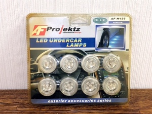 【I-445】★ 新品 ★ LED アンダースポット / カーランプ 青 ブルー ★ AF-H456 / 12V ★