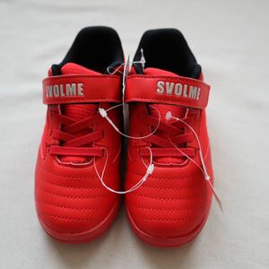 SVOLME/スボルメ　フットサルシューズ DELSALMA-4 TF J（デルサルマ4TFJ） RED 1201-57062サイズ 17cm