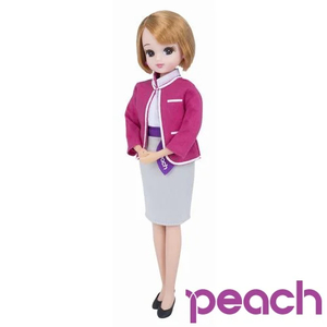 タカラトミー / 博品館オリジナルドール / Peach CA リカちゃん / Peach Aviation / ピーチ アビエーション / TOMY / 未開封 / 未使用品