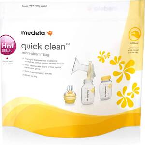 メデラ（medela） 電子レンジ除菌バッグ（5パック） クイッククリーン スチームバッグ