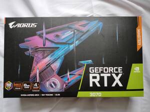 【開封済み未使用品】箱傷み GIGABYTE(ギガバイト) AORUS GeForce RTX 3070 Master 8G グラフィックカード GV-N3070AORUS　KIS8J-105-2