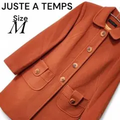 【カシミア】JUSTE A TEMPS オレンジ コート レディース 【M】