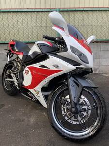 メガリ　250R　LWGYDNL　6495㎞ エンジン実働 通勤・通学などに 250㏄ 書類あり 大阪より 売り切り　検)ZZ-R　GPZ　CBR