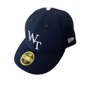 未使用 22AW WTAPS x NEW ERA LEAGUE 59FIFTY LOW PROFILE / CAP / POLY.TWILL ネイビー Lサイズ 7-1/2 ダブルタップス 