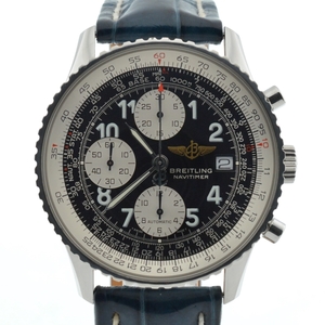 ブライトリング BREITLING A13322 オールド ナビタイマー クロノグラフ デイト 自動巻き メンズ 美品 箱・保証書付き D#136302