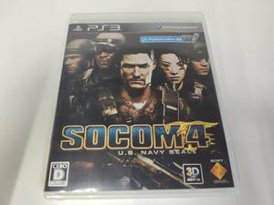 【240430-14】 PlayStation3 / PS3 / プレステ3 SOCOM U.S.NAVY SEALS 4 / ソーコム ネイビー シールズ 4 