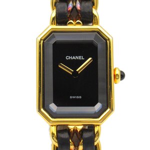 シャネル プルミエールM ブランドオフ CHANEL GP（ゴールドメッキ） 腕時計 GP/革 中古 レディース