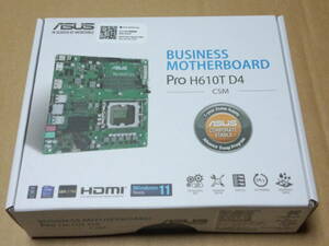 ASUS Pro H610T D4-CSM LGA1700 Mini-ITX AC電源19V 新品・未開封