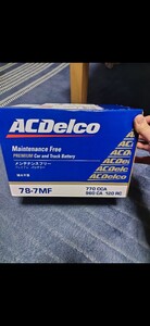 ACデルコ　アメ車用バッテリー　78-7MF 新品未使用　激安！！ エスカレード エクスプレス サバーバン　 ACDelco　