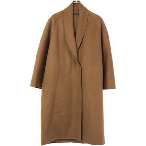 ALMA ROSA アルマローザ 19AW SHAWL COLLAR COAT ショールカラーコート 19-020-510-0016 ブラウン 40 ITDXBONL5R44