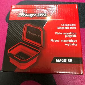 スナップオン マグネットトレー MAGDISH 小物入れ パーツ 収納 Snap-on レッド　新品