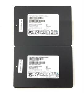 S6052130 SAMSUNG SATA 128GB 2.5インチ SSD 2点【中古動作品】