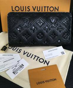 新品タグ付！未使用品！LOUIS VUITTON ルイヴィトン ジッピーウォレット 黒 パイソン N80686 CITES付 附属品完璧!