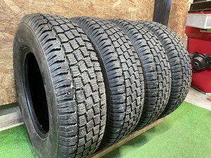 195R14C 8P.R 106/104P HANKOOK ZOVAC HPW401 2001年製 フルピン スタッドレス スパイクタイヤ 4本セット