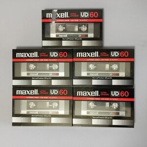 maxell UD 60 ノーマル カセットテープ 5本 マクセル