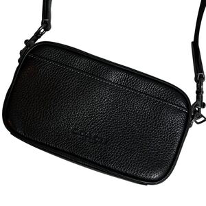 1円〜【未使用】入手困難品 コーチ COACH ショルダーバッグ メッセンジャーバッグ ボディバッグ レザー ブラック メンズ レディース CR179