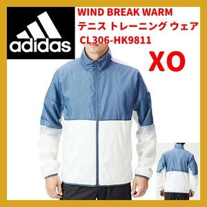 ■新品 定価8790円 特価 adidas XOサイズ ジャケット WIND BREAK WARM CL306-HK9811 テニス トレーニング ウェア ジョギング NIKE PUMA 　