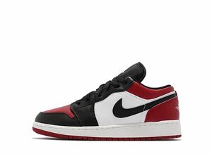 Nike GS Air Jordan 1 Low "Bred Toe" 24.5cm 553560-612