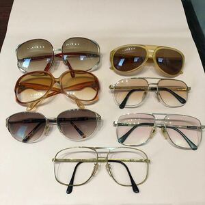 ① ブランド サングラス 7点セット Christian Dior BURBERRYS GUCCI GIVENCHY LANVIN Emilio Pucci 眼鏡 アイウェア メガネ ヴィンテージ