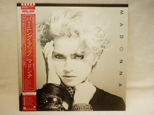 ★LP 帯付き美品！Madonna マドンナ／バーニング・アップ(P-11394