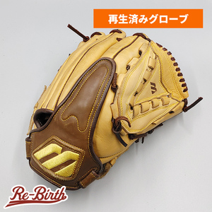 【クリーニング済み 】 ミズノ 軟式グローブ / 内野手用 型付け済み (mizuno グラブ)[WE558]