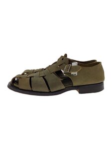 PHIGVEL◆GURKHA SANDAL/グルカサンダル/US7.5/カーキ/レザー/PM-SH04