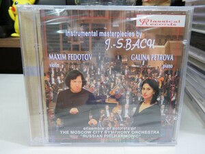 緑1｜新品未開封！★ CD ★J.S.Bachバッハ：Violin Concertos Nos.1,2, Piano Concertos Nos.1,5＠Maxim Fedotov　Petrova　フェドトフ