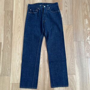 未使用◎DENIME X WAREHOUSE 224 66モデル　ジーンズ 濃紺 W30 L30 ドゥニーム　ウエアハウス デニムパンツ　N510D 